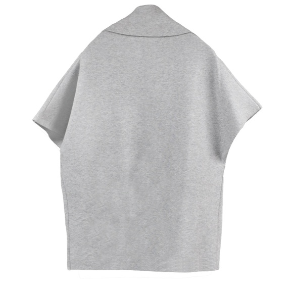 MOTH/ANTHROPOLOGIE Sophie Cardigan Sweater Jacket Grey Oversized Pockets - Picture 3 of 6